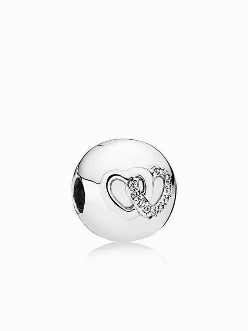 PANDORA HEART BOND CLIP CHARM  792150CZ